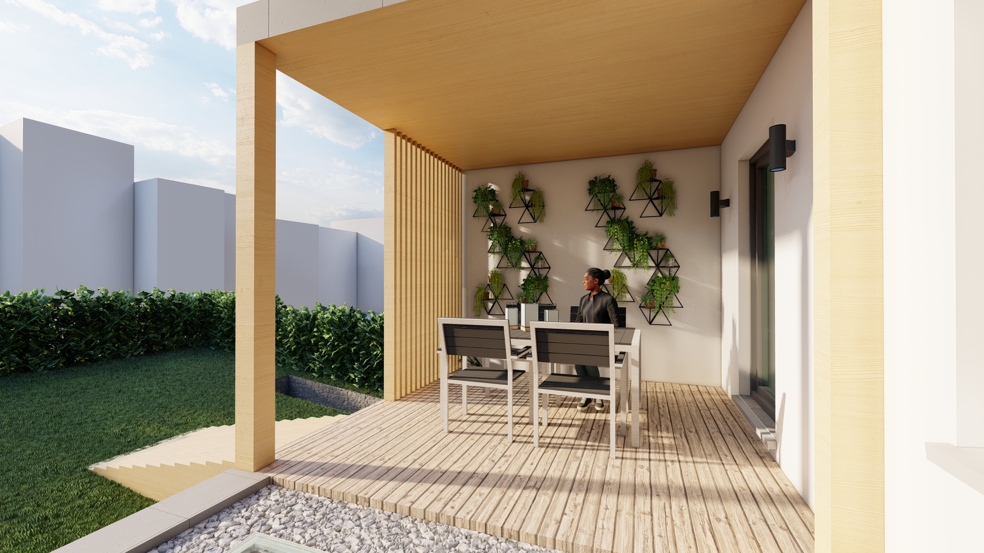 Relation terrasse-jardin