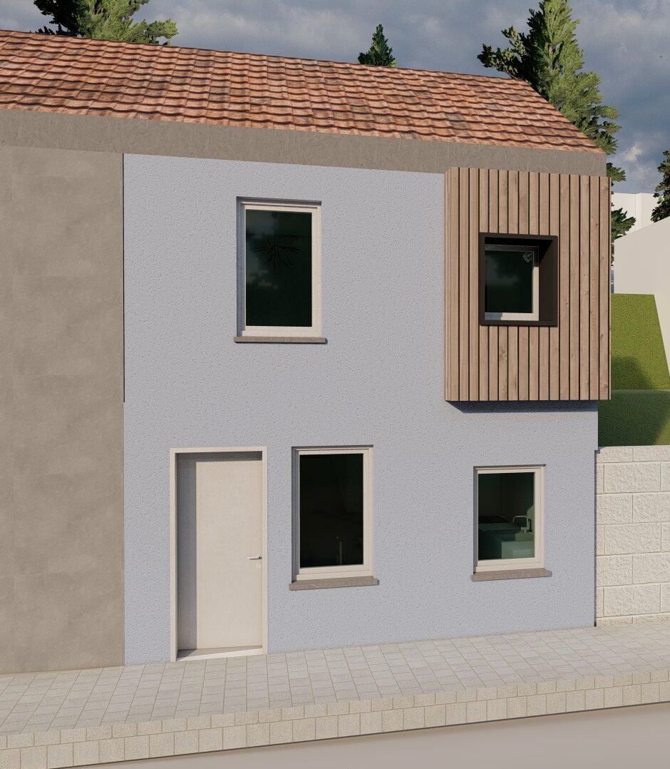 Seraing – Rehausse du volume secondaire et réaménagement intérieur