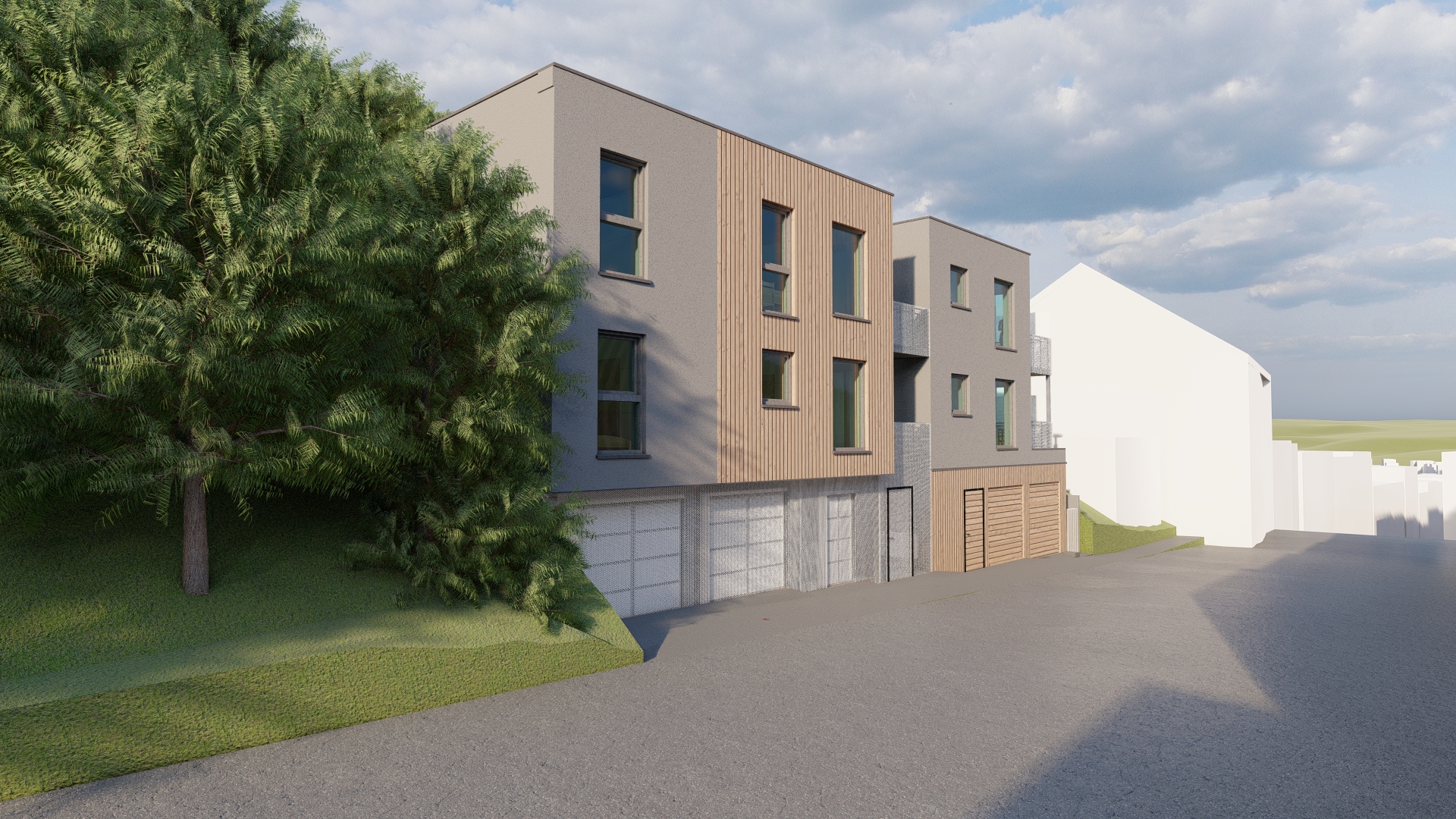 Immeuble contemporain – 8 appartements