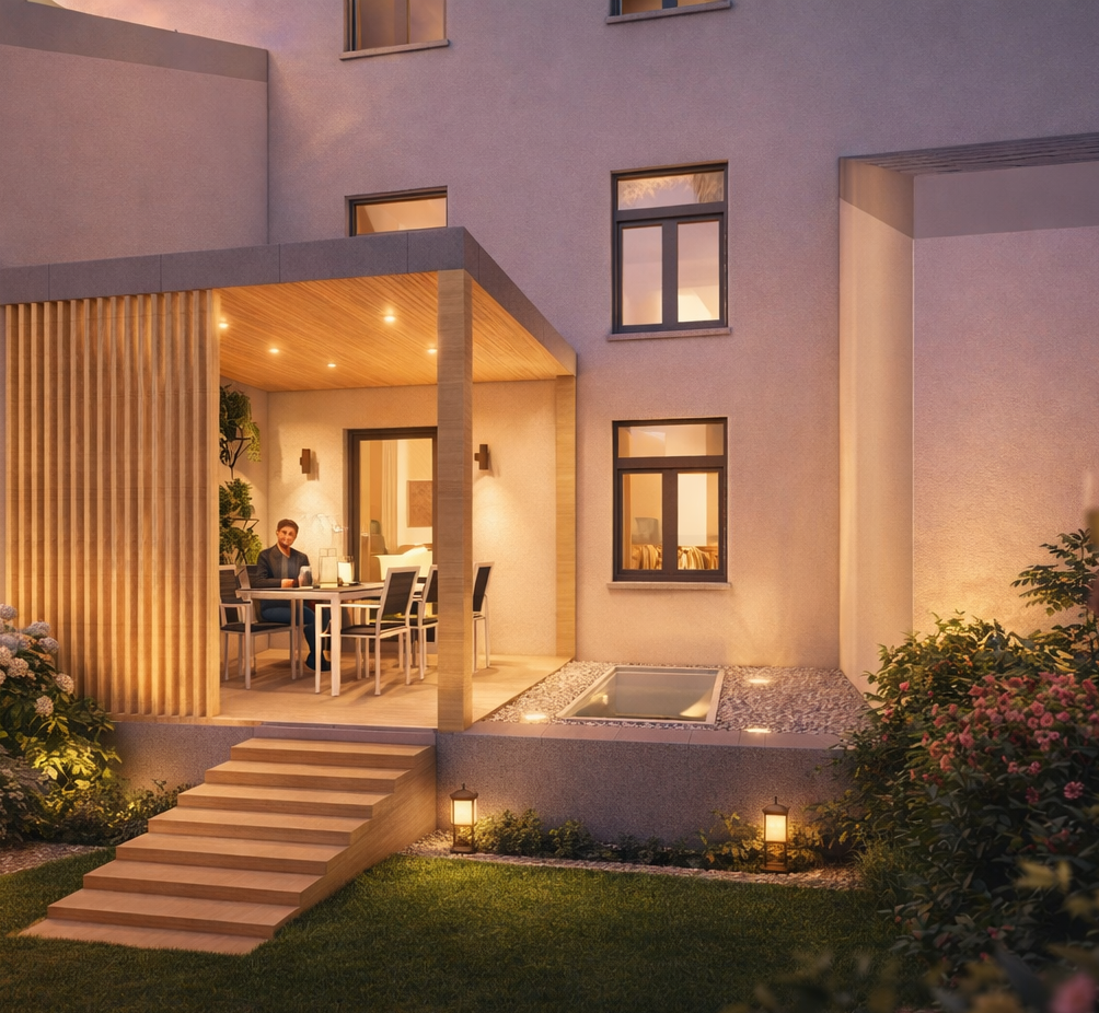 Pergola à claire-voie