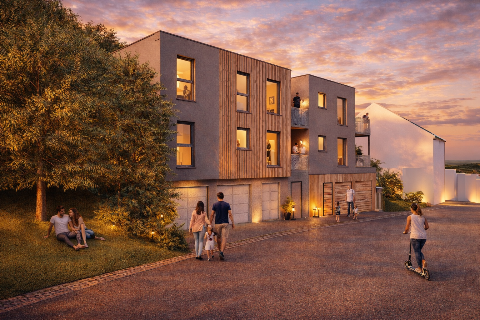 Immeuble contemporain – 8 appartements