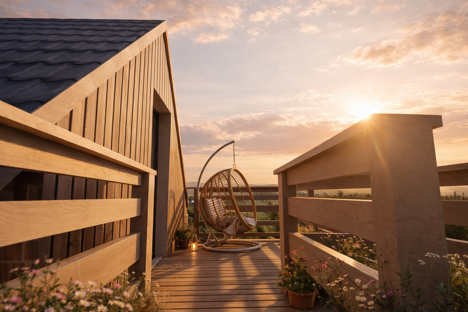 Terrasse haute — ambiance et intimité